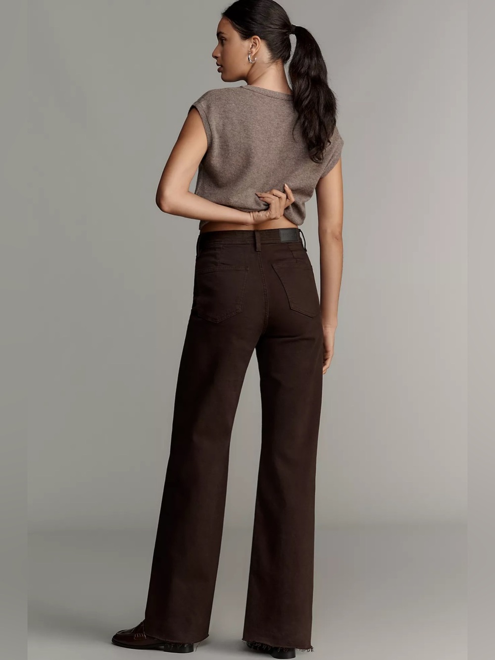 NWT Size 31P - Pistola Penny High-Rise Wide-Leg Jeans 99% Cotton (NWT $248) - Picture 4 of 16